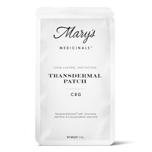 Mary's medicinals - CBG PATCH