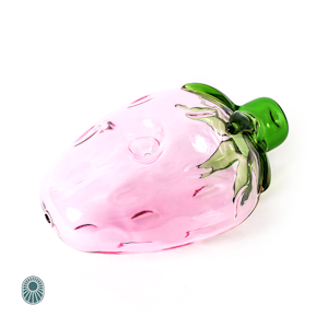 Edie parker - GLASS STRAWBERRY FRUIT PIPE