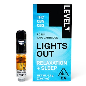 Level - LIGHTS OUT ROSIN CARTRIDGE