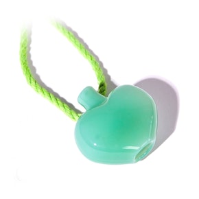 NECKLACE PIPE JADE HEART