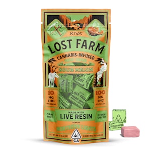 Kiva - LOST FARM SOUR MELON FRUIT CHEWS