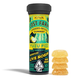 Kiva - LOST FARM YUZU FIZZ GUMMIES