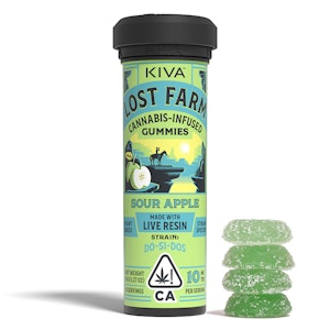 Kiva - LOST FARM SOUR APPLE GUMMIES