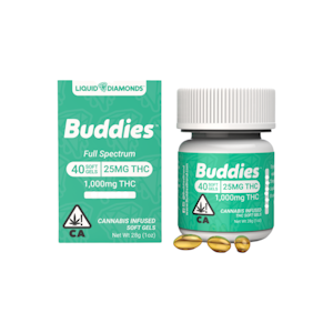 Buddies - INDICA SOFT GELS 40 PACK