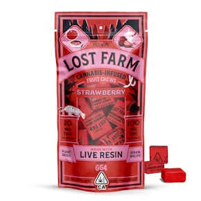 LOST FARM STRAWBERRY FRUIT CHEWS