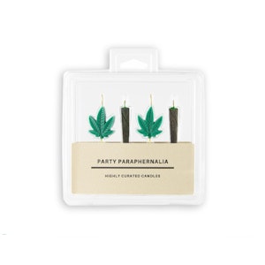 Highly curated candles - BLUNT AND LEAF CAKE CANDLES