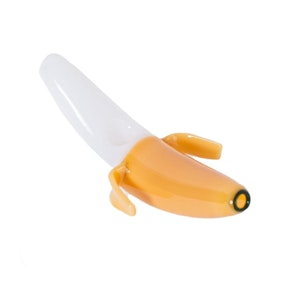 GLASS BANANA FRUIT PIPE