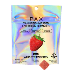 WILD STRAWBERRY LIVE ROSIN GUMMIES