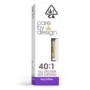 Care by design - 40:1 CBD CART