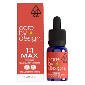 Care by design - 1:1 MAX PEPPERMINT CBD DROPS
