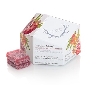 POMEGRANATE 1:1 CBD:THC GUMMIES