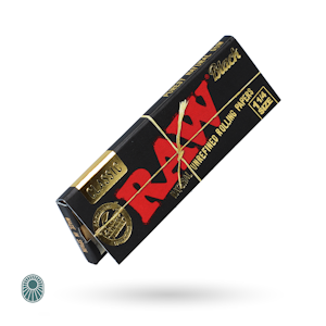 Raw - 1¼" ROLLING PAPERS "BLACK"