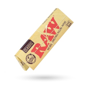Raw - 1¼" CLASSIC ROLLING PAPERS