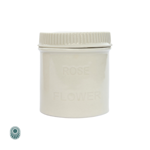 Rose flower - CERAMIC FLOWER CANISTER