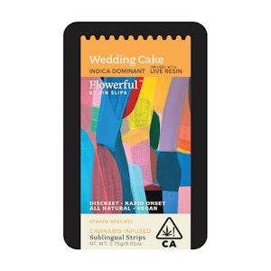 Kin slips - FLOWERFUL WEDDING CAKE STRIPS 10PK