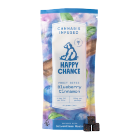 SINGLE BLUEBERRY CINNAMON CBN:CBD:THC FRUIT BITES