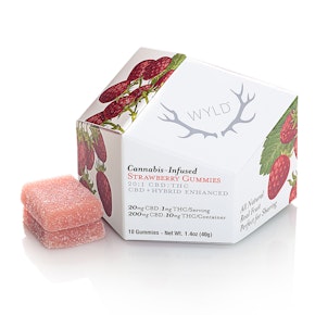 STRAWBERRY 20:1 CBD:THC GUMMIES