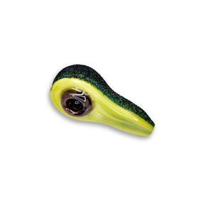 AVOCADO GLASS HAND PIPE