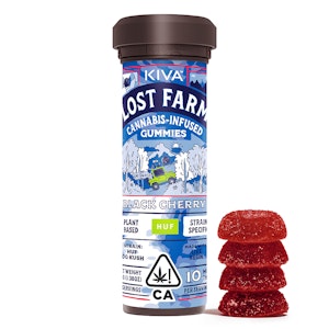 Kiva - LOST FARM BLACK CHERRY GUMMIES