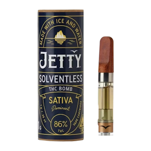 Jetty extracts - THC BOMB SOLVENTLESS 1G CART