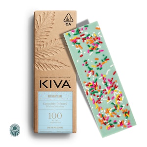 Kiva - BIRTHDAY CAKE WHITE CHOCOLATE BAR