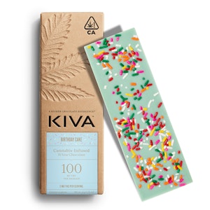 Kiva - BIRTHDAY CAKE WHITE CHOCOLATE BAR